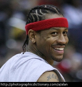 Basketball player Allen Iverson.