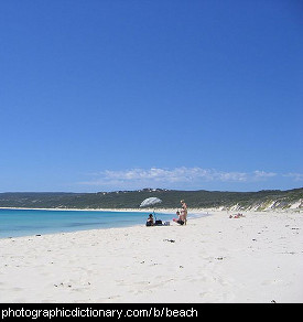 Photo of a beach