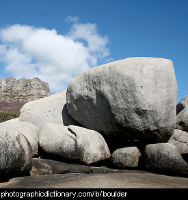 Photo of some boulders