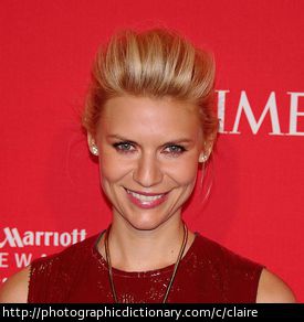 Actress Claire Danes.