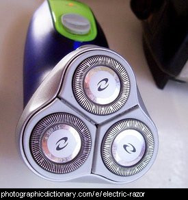 Photo of an electric razor