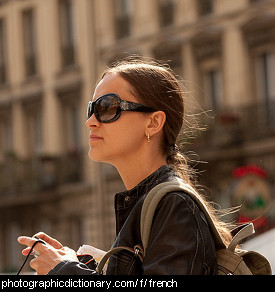 Photo of a French woman