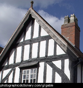 Photo of a gable roof