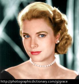 Actress Grace Kelly.