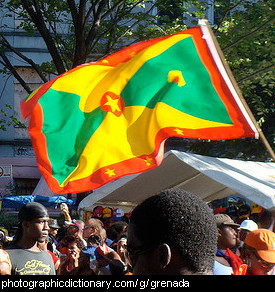 Photo of the grenada flag