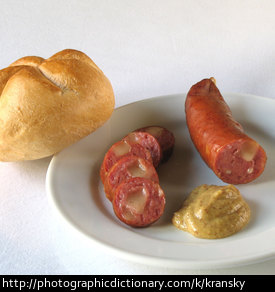 A kransky sausage.