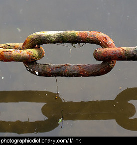 Photo of a chain link