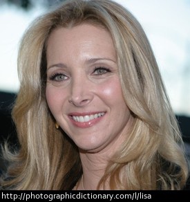 Actress Lisa Kudrow. 