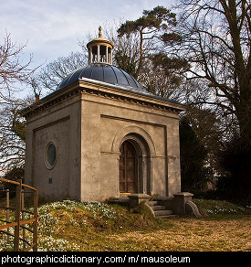 Photo of a mausoleum