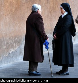 Photo of a nun