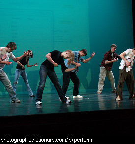 Photo of a dance performance