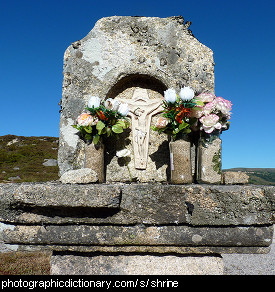 Photo of a wayside shrine