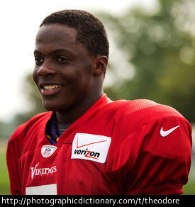 American Football player Theodore Bridgewater.