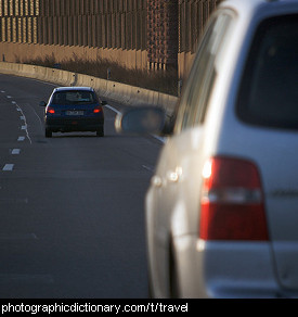 Photo of cars driving