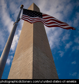 Photo of the American flag