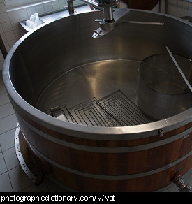 Photo of a vat