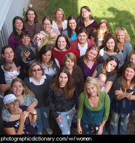 Photo of a group of women.